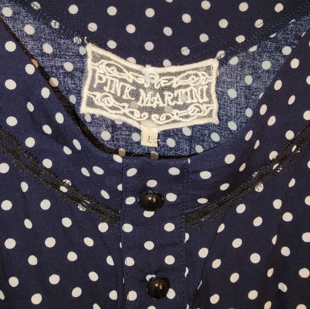 Pink Martini polkadot dress - Picture 2 of 7